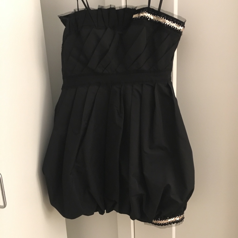 LIKE NEW BCBG Black Party Dress (size 4)